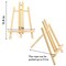 Wood Easels, Easel Stand for Painting Canvases, Art, and Crafts. (11.8 inch, 4 Pack), Tripod, Painting Party Easel, Kids Student Table School Desktop, Portable Canvas Photo Picture Sign Holder